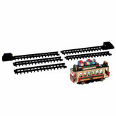 Lemax Sights and Sounds Lemax Santa`s Cable Car, Christmas Village Accessory, B/O(4.5V)